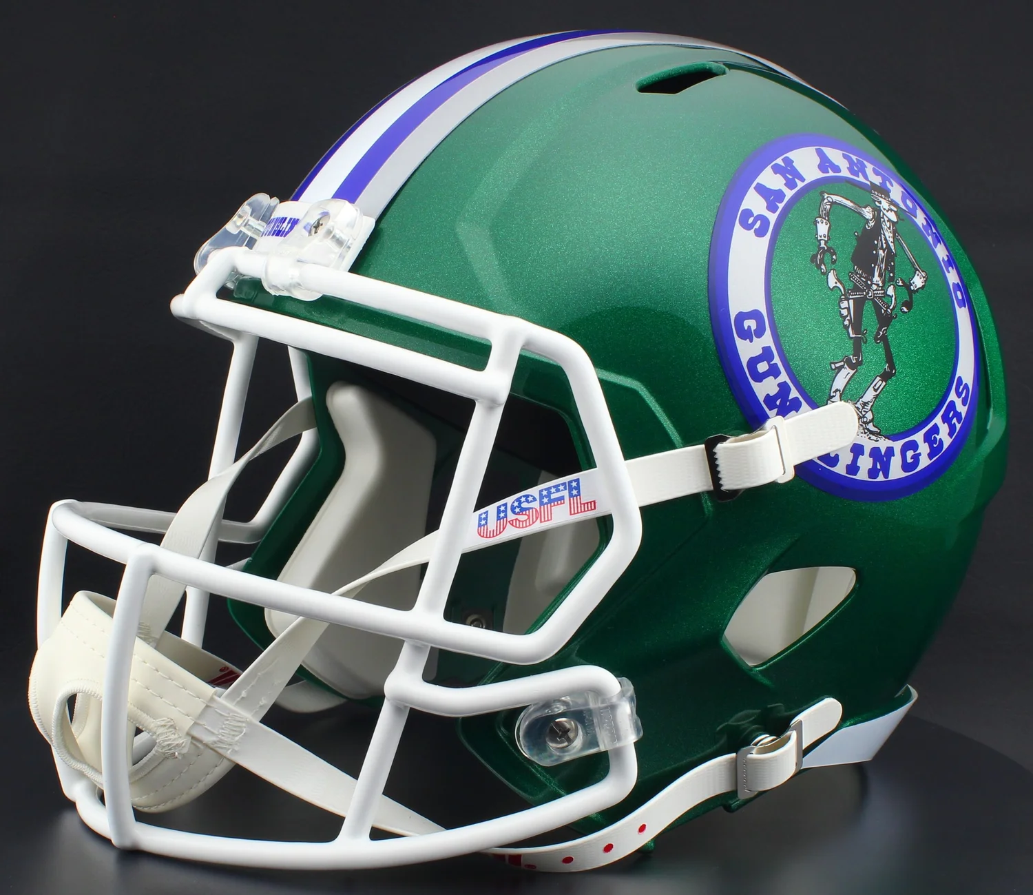 SAN ANTONIO GUNSLINGERS 1984-1985 USFL Riddell SPEED Replica